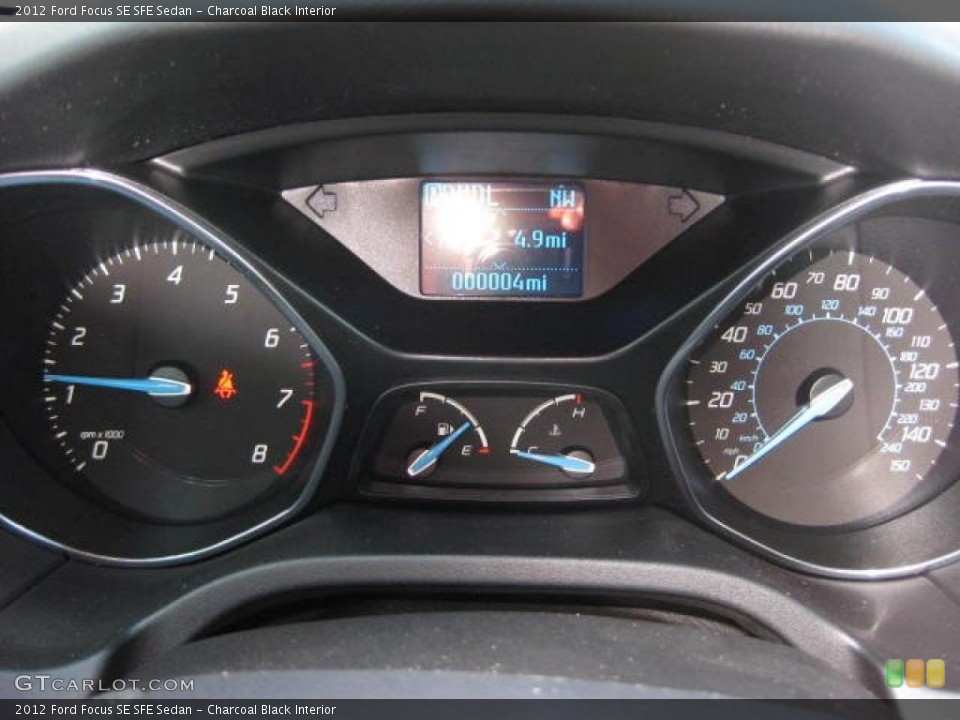 Charcoal Black Interior Gauges for the 2012 Ford Focus SE SFE Sedan #48192557