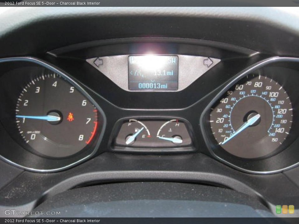 Charcoal Black Interior Gauges for the 2012 Ford Focus SE 5-Door #48192857
