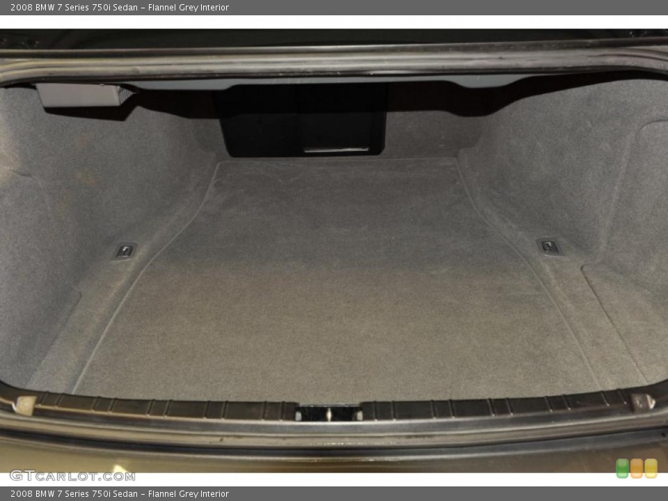 Flannel Grey Interior Trunk for the 2008 BMW 7 Series 750i Sedan #48195118