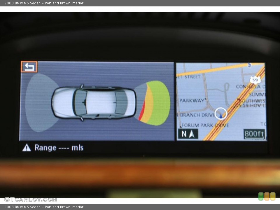 Portland Brown Interior Navigation for the 2008 BMW M5 Sedan #48196420