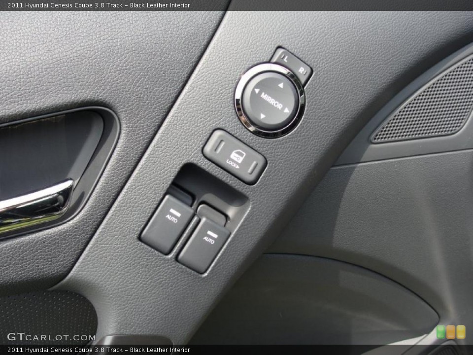 Black Leather Interior Controls for the 2011 Hyundai Genesis Coupe 3.8 Track #48197509
