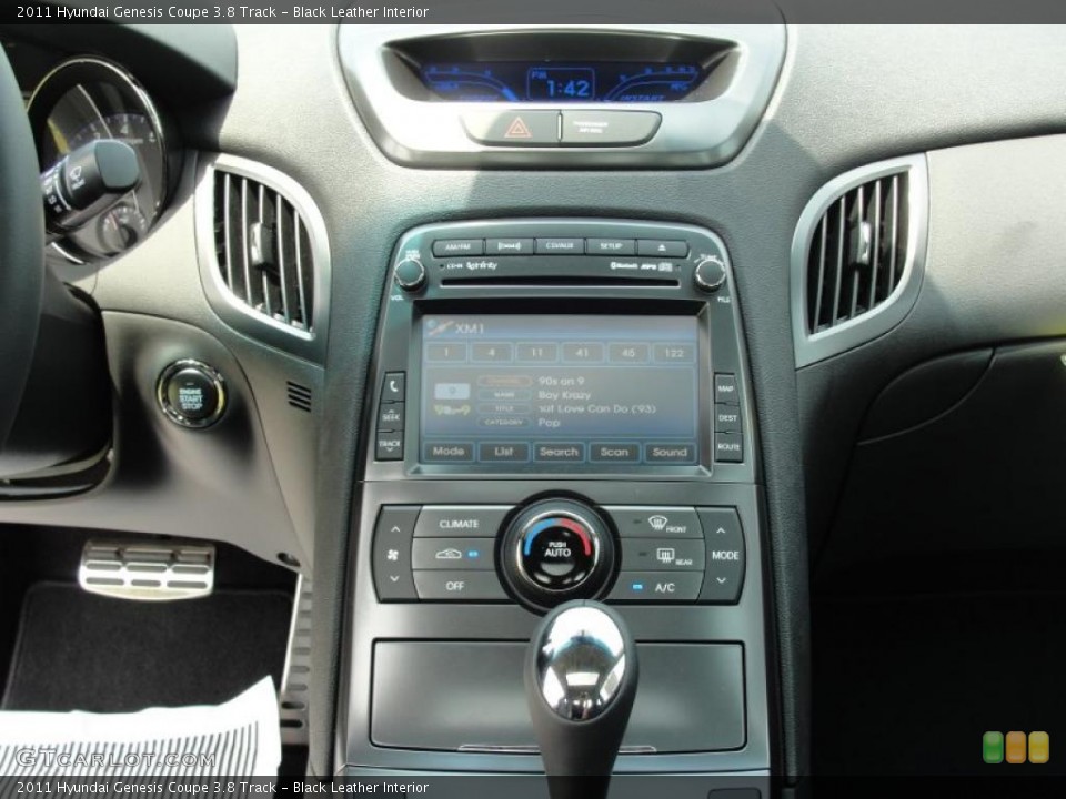 Black Leather Interior Controls for the 2011 Hyundai Genesis Coupe 3.8 Track #48197593