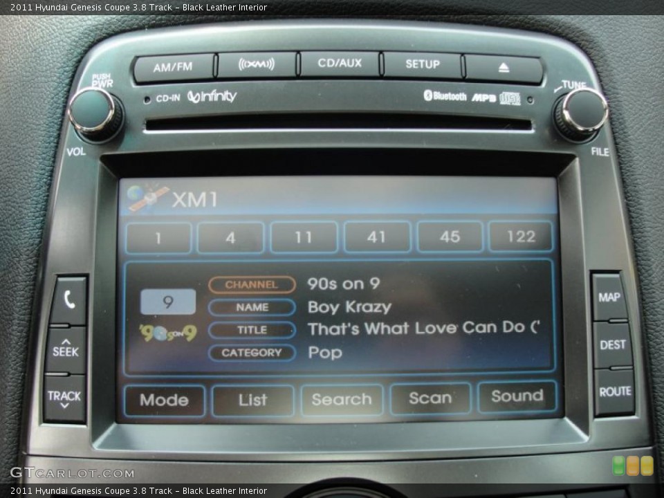 Black Leather Interior Controls for the 2011 Hyundai Genesis Coupe 3.8 Track #48197623