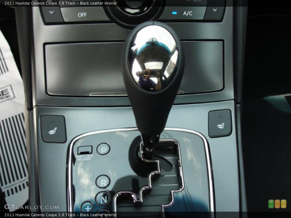 Black Leather Interior Transmission for the 2011 Hyundai Genesis Coupe 3.8 Track #48197650