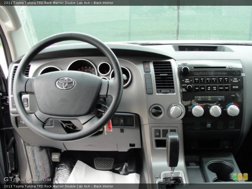 Black Interior Dashboard for the 2011 Toyota Tundra TRD Rock Warrior Double Cab 4x4 #48198598