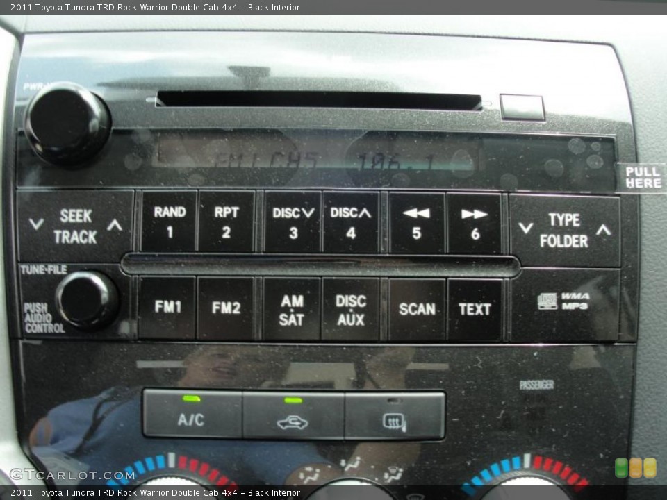 Black Interior Controls for the 2011 Toyota Tundra TRD Rock Warrior Double Cab 4x4 #48198643