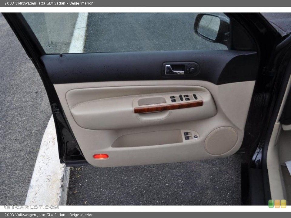 Beige Interior Door Panel for the 2003 Volkswagen Jetta GLX Sedan #48198712