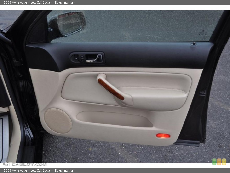 Beige Interior Door Panel for the 2003 Volkswagen Jetta GLX Sedan #48198724