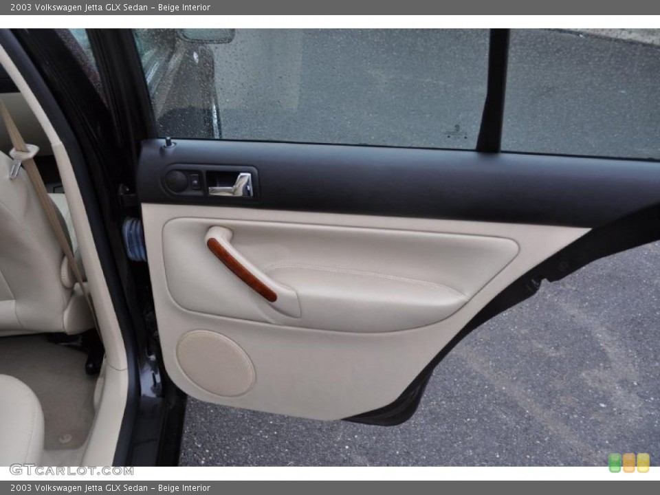 Beige Interior Door Panel for the 2003 Volkswagen Jetta GLX Sedan #48198739