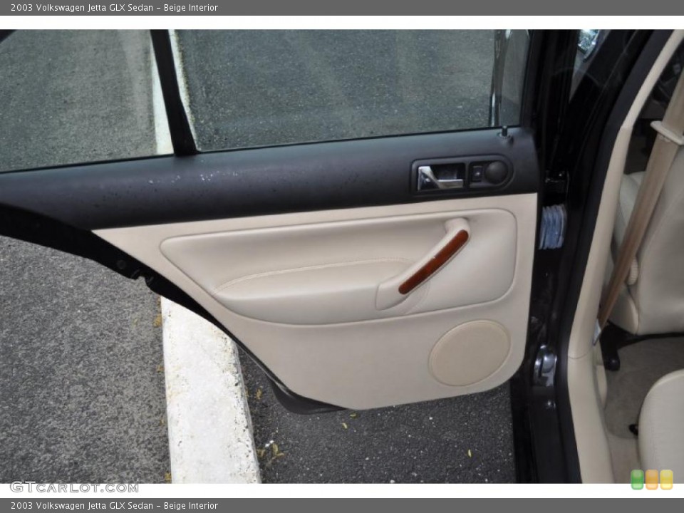 Beige Interior Door Panel for the 2003 Volkswagen Jetta GLX Sedan #48198754