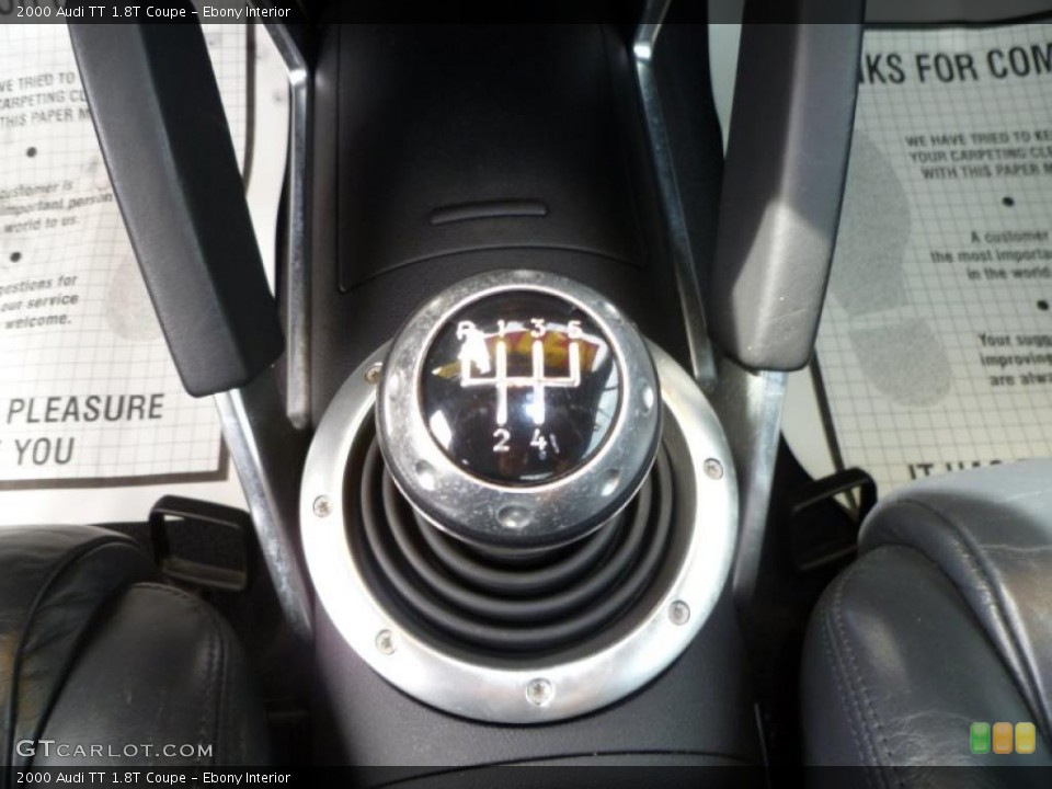 Ebony Interior Transmission for the 2000 Audi TT 1.8T Coupe #48200035