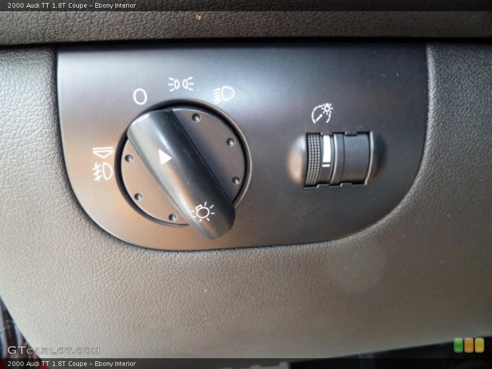 Ebony Interior Controls for the 2000 Audi TT 1.8T Coupe #48200065