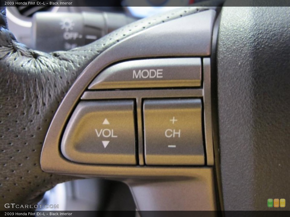 Black Interior Controls for the 2009 Honda Pilot EX-L #48202123