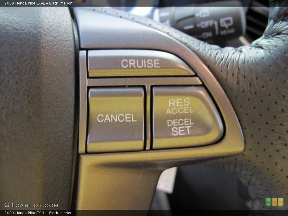 Black Interior Controls for the 2009 Honda Pilot EX-L #48202141