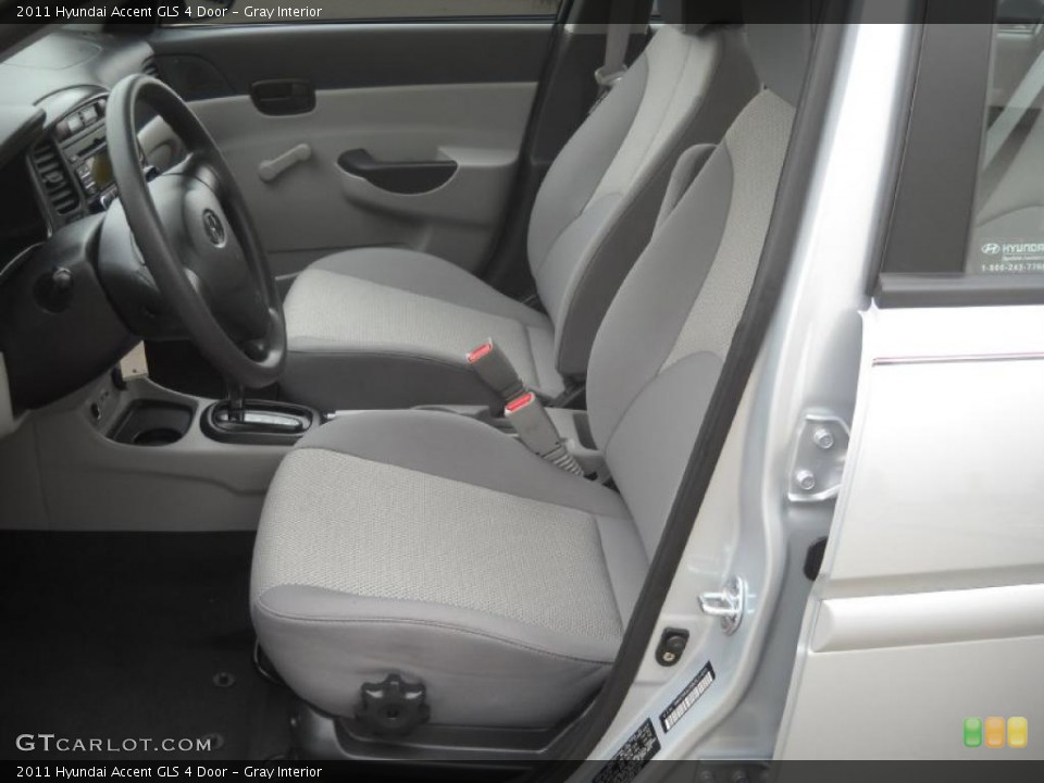 Gray Interior Photo for the 2011 Hyundai Accent GLS 4 Door #48202819