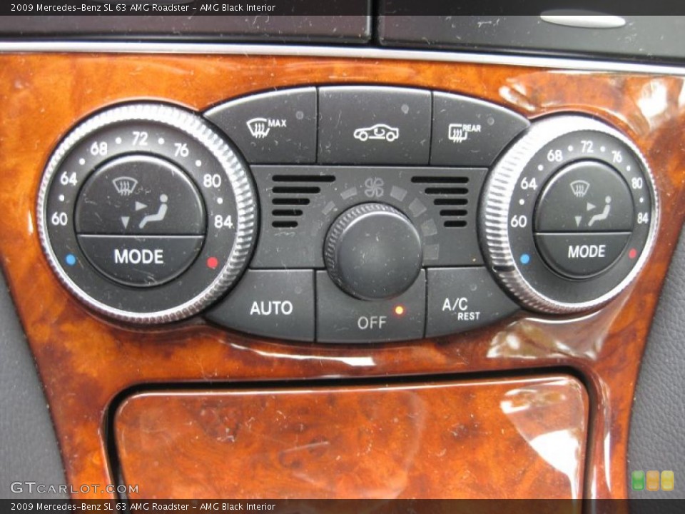 AMG Black Interior Controls for the 2009 Mercedes-Benz SL 63 AMG Roadster #48204328