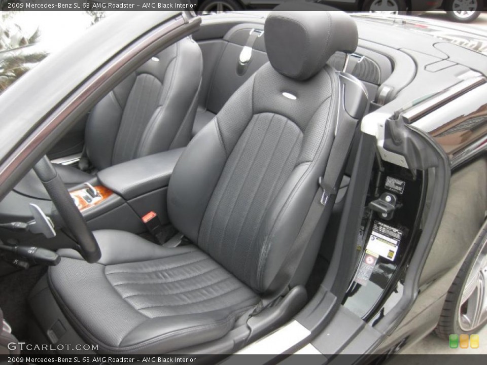 AMG Black Interior Photo for the 2009 Mercedes-Benz SL 63 AMG Roadster #48204412