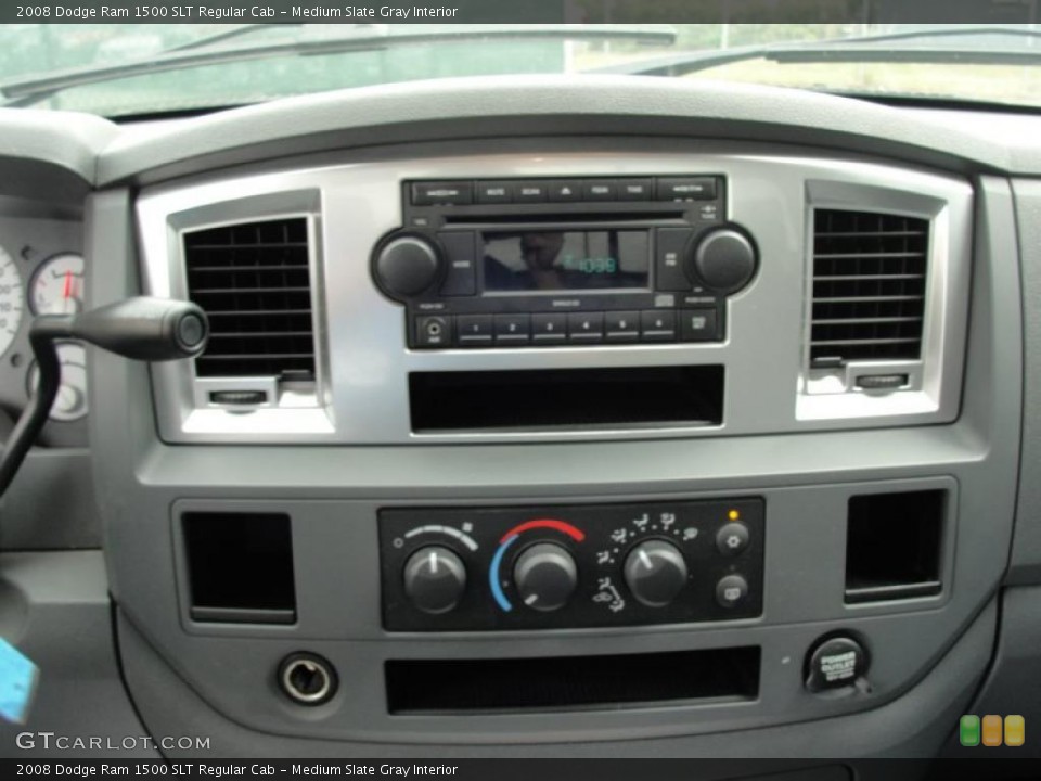 Medium Slate Gray Interior Controls for the 2008 Dodge Ram 1500 SLT Regular Cab #48205999