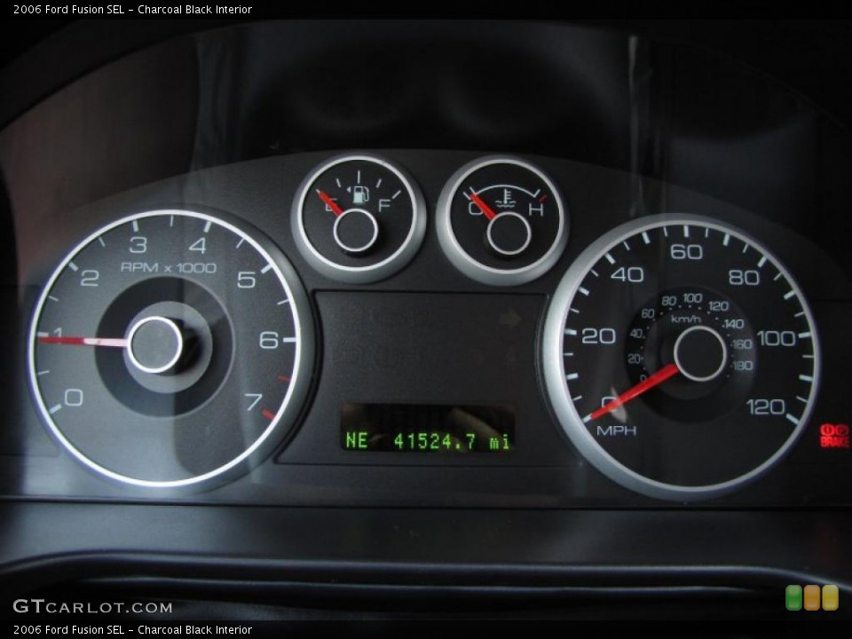 Charcoal Black Interior Gauges for the 2006 Ford Fusion SEL #48206869