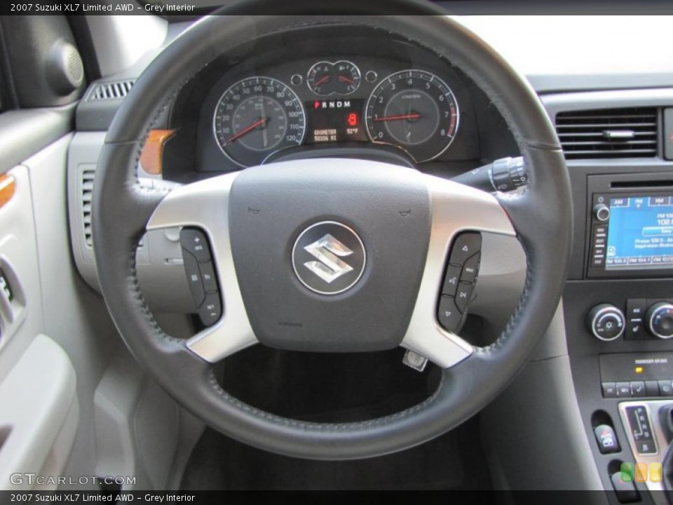 Grey Interior Steering Wheel for the 2007 Suzuki XL7 Limited AWD #48207337