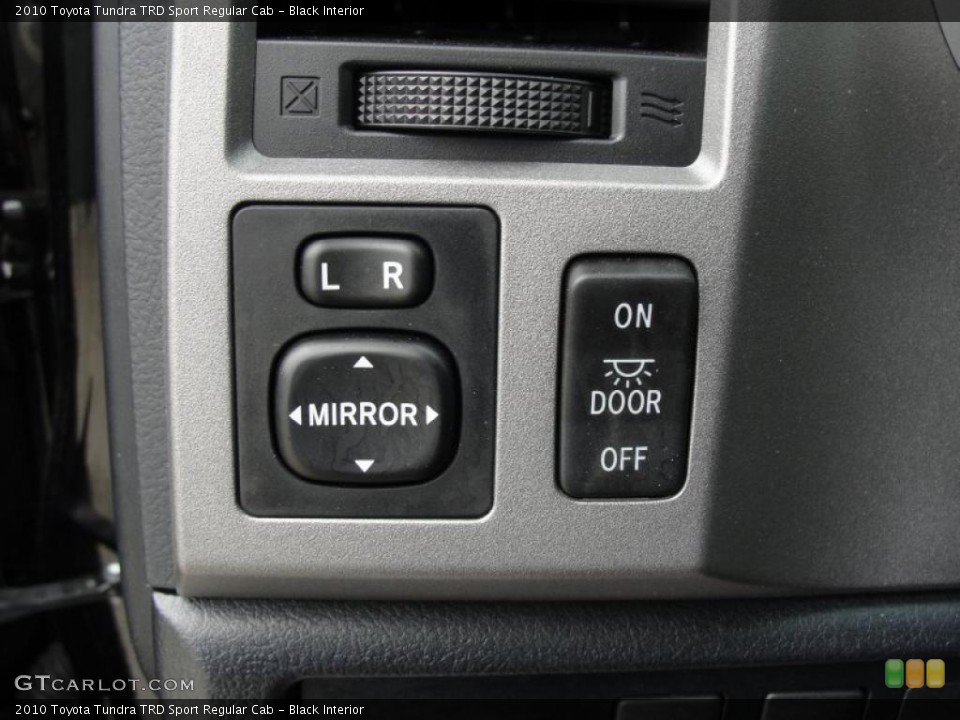 Black Interior Controls for the 2010 Toyota Tundra TRD Sport Regular Cab #48207550