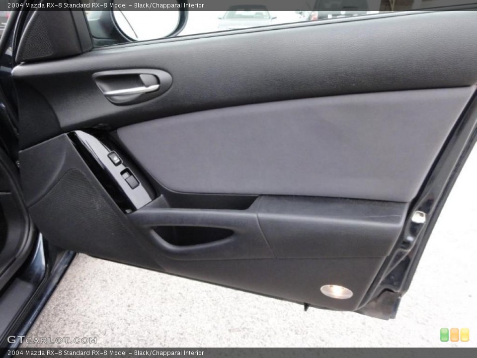 Black/Chapparal Interior Door Panel for the 2004 Mazda RX-8  #48208237