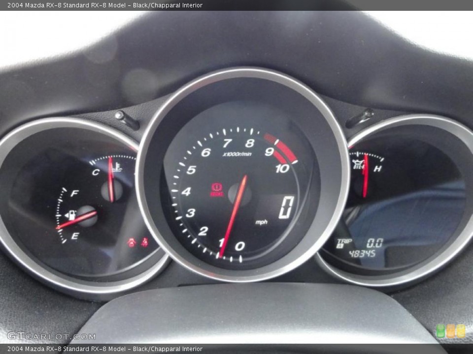 Black/Chapparal Interior Gauges for the 2004 Mazda RX-8  #48208531