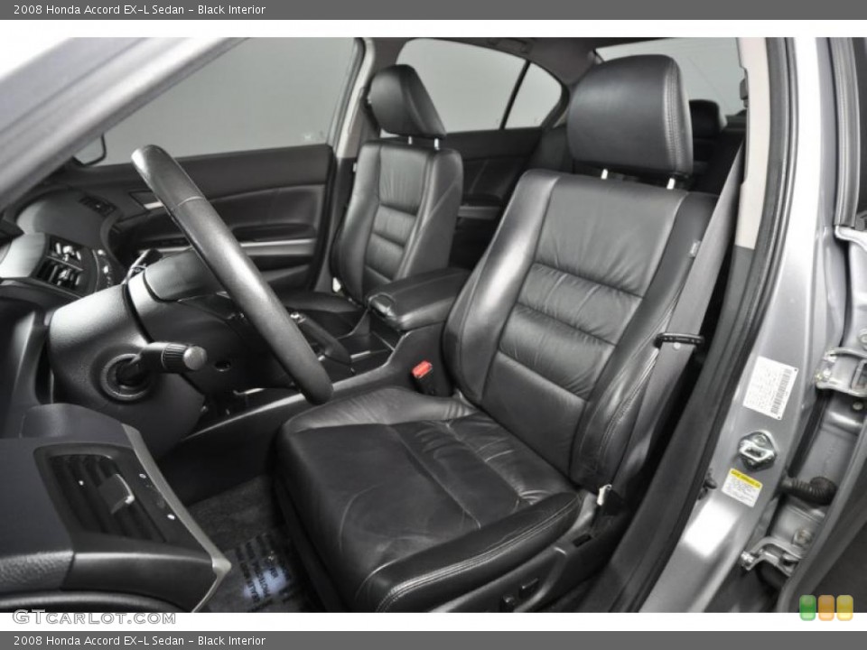 Black Interior Photo for the 2008 Honda Accord EX-L Sedan #48208537