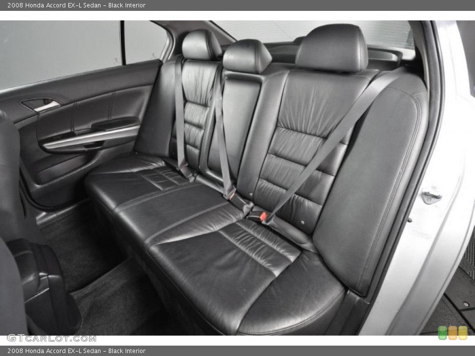 Black Interior Photo for the 2008 Honda Accord EX-L Sedan #48208597