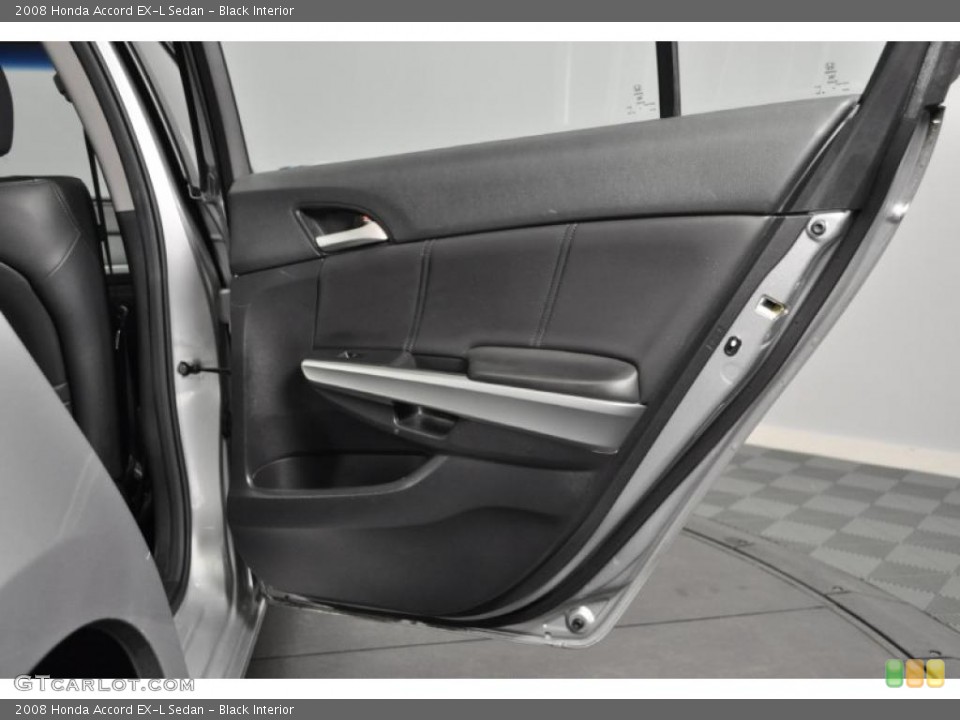 Black Interior Door Panel for the 2008 Honda Accord EX-L Sedan #48208654
