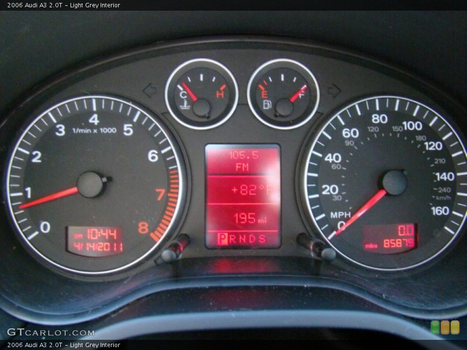 Light Grey Interior Gauges for the 2006 Audi A3 2.0T #48208705