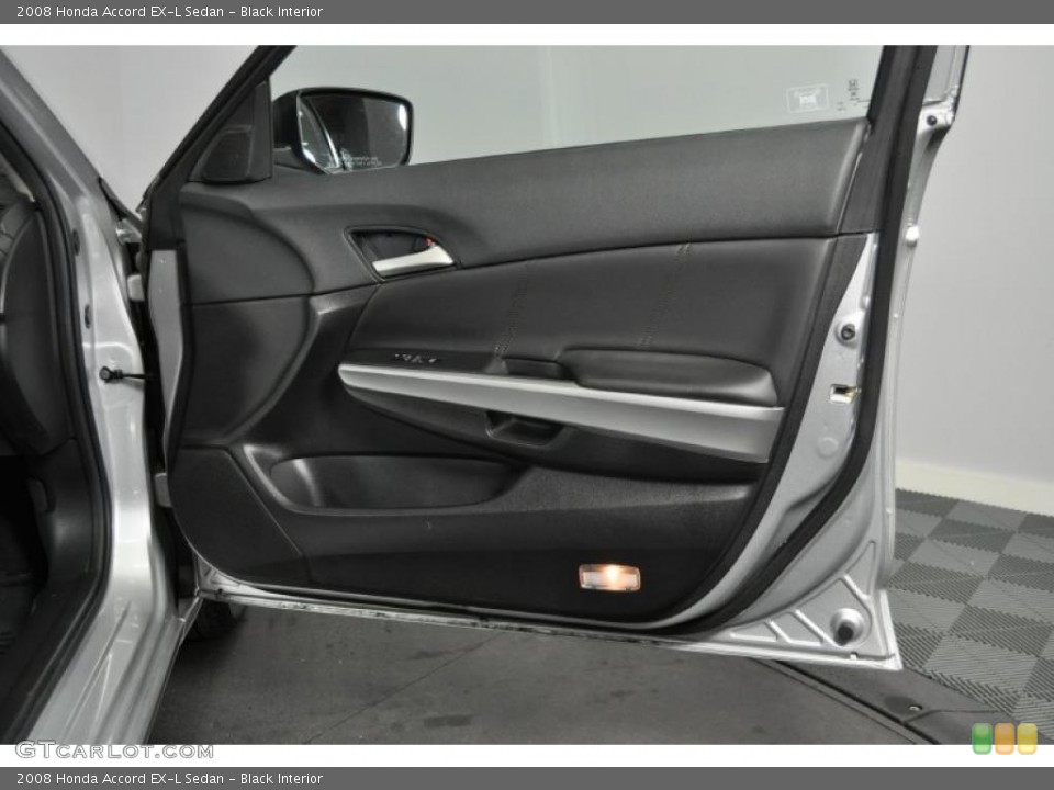 Black Interior Door Panel for the 2008 Honda Accord EX-L Sedan #48208708