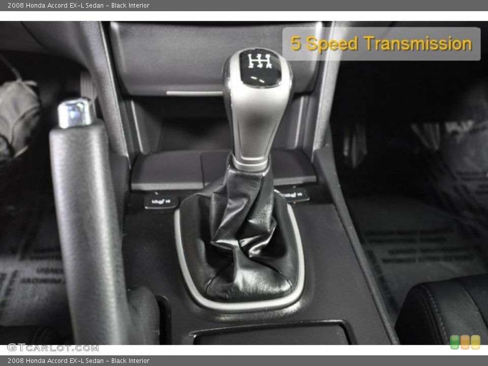 Black Interior Transmission for the 2008 Honda Accord EX-L Sedan #48208837