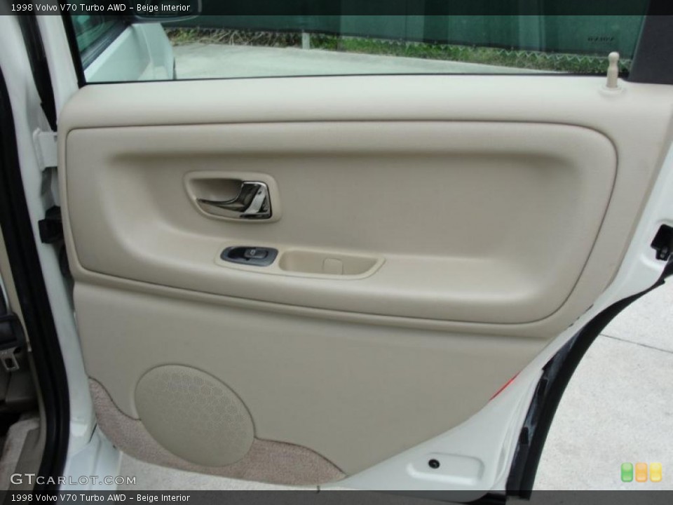 Beige Interior Door Panel for the 1998 Volvo V70 Turbo AWD #48209338