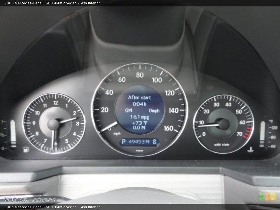 Ash Interior Gauges for the 2006 Mercedes-Benz E 500 4Matic Sedan #48209344