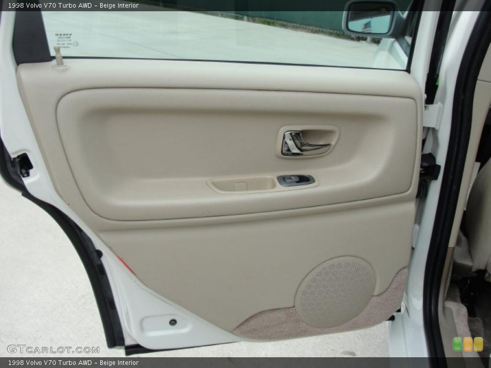 Beige Interior Door Panel for the 1998 Volvo V70 Turbo AWD #48209410