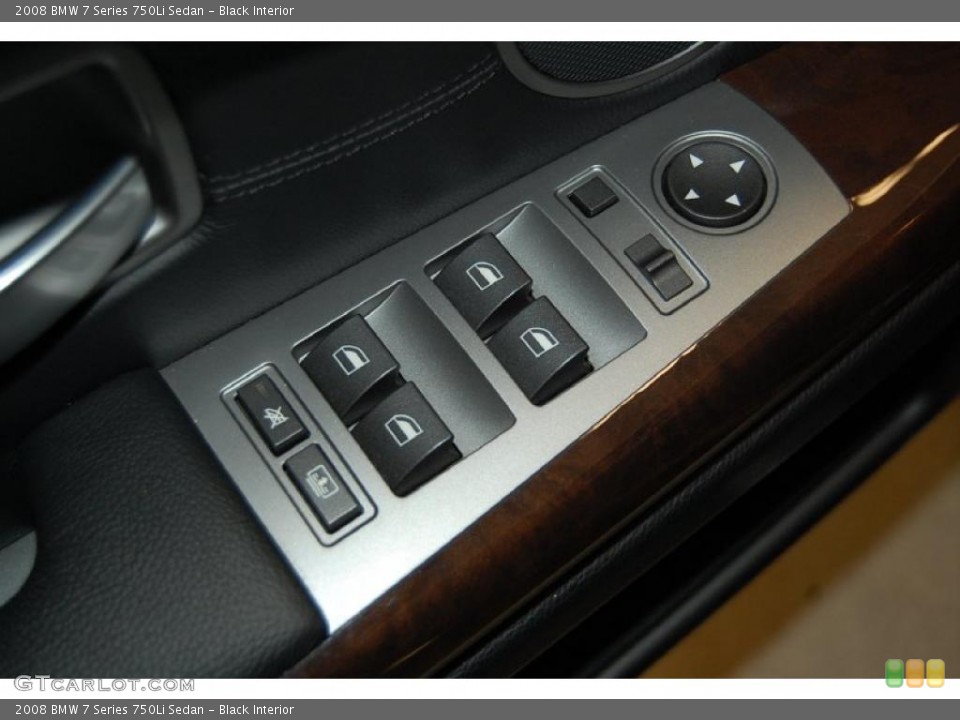 Black Interior Controls for the 2008 BMW 7 Series 750Li Sedan #48210100