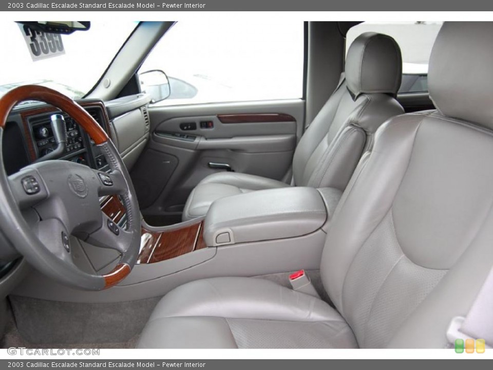 Pewter Interior Photo for the 2003 Cadillac Escalade  #48210805