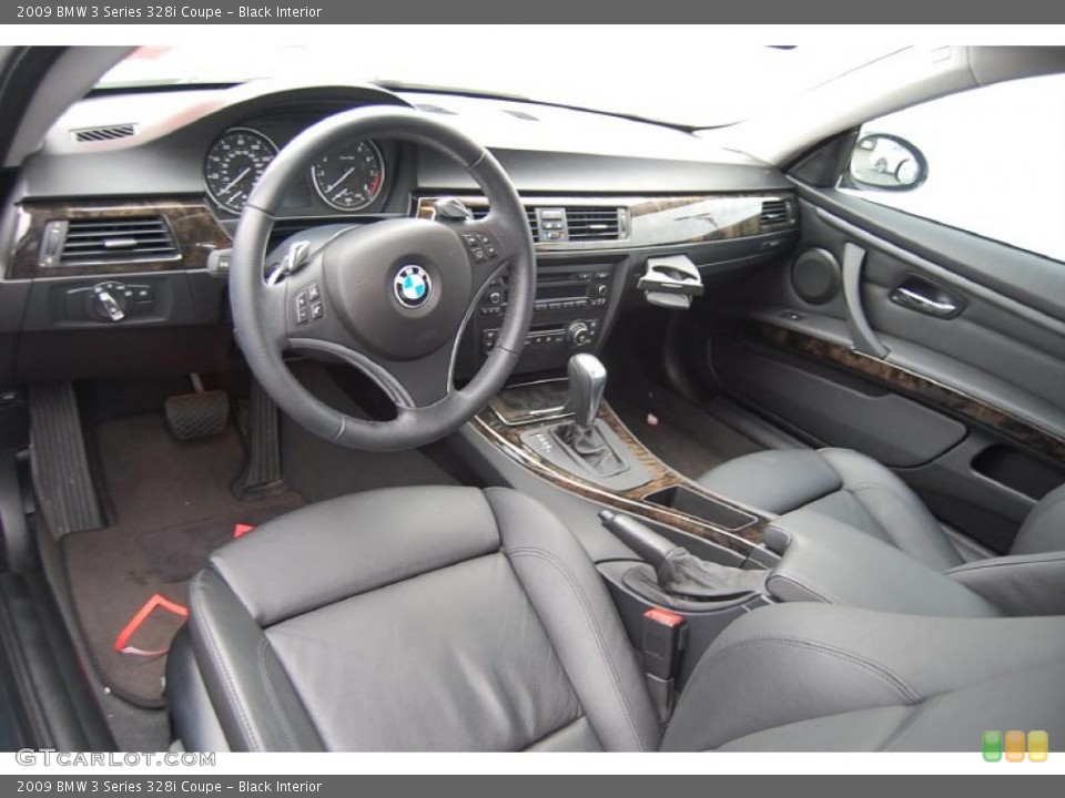 Black Interior Photo for the 2009 BMW 3 Series 328i Coupe #48211813