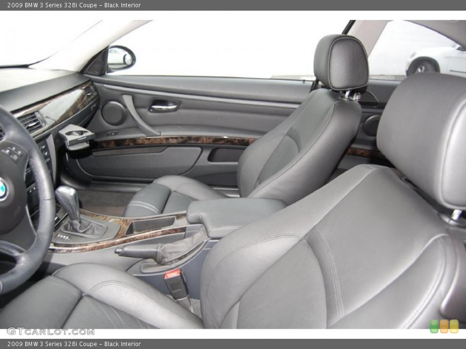 Black Interior Photo for the 2009 BMW 3 Series 328i Coupe #48211828