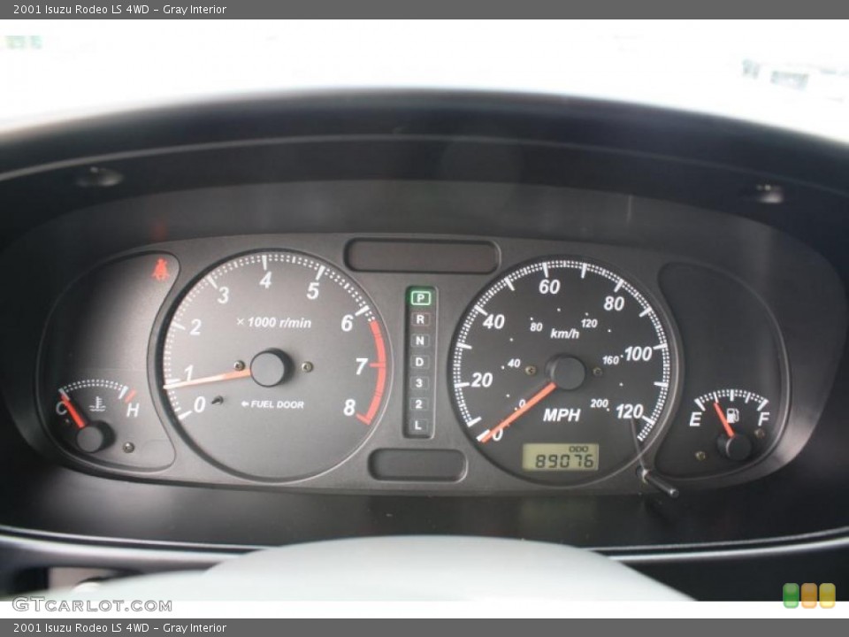 Gray Interior Gauges for the 2001 Isuzu Rodeo LS 4WD #48212083