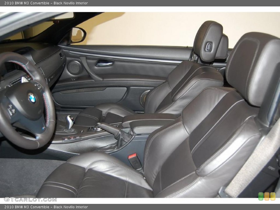 Black Novillo Interior Photo for the 2010 BMW M3 Convertible #48212578