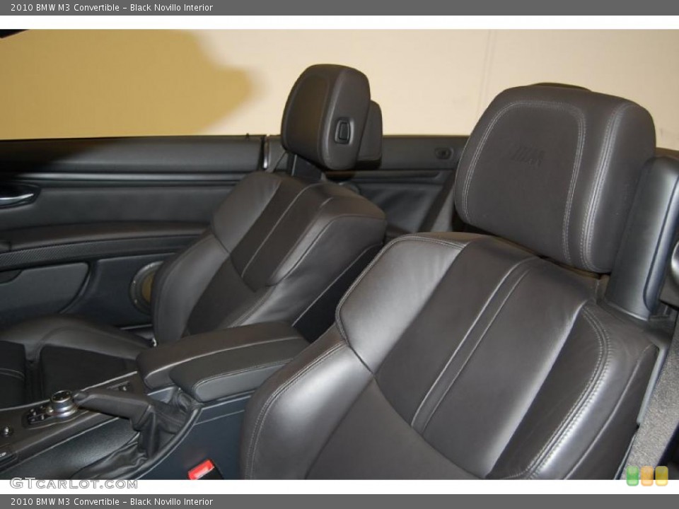 Black Novillo Interior Photo for the 2010 BMW M3 Convertible #48212593