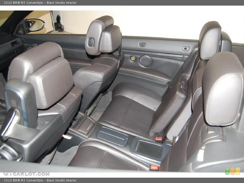 Black Novillo Interior Photo for the 2010 BMW M3 Convertible #48212638