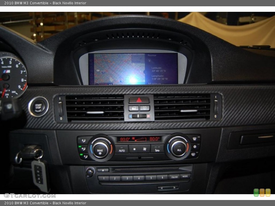 Black Novillo Interior Controls for the 2010 BMW M3 Convertible #48212737