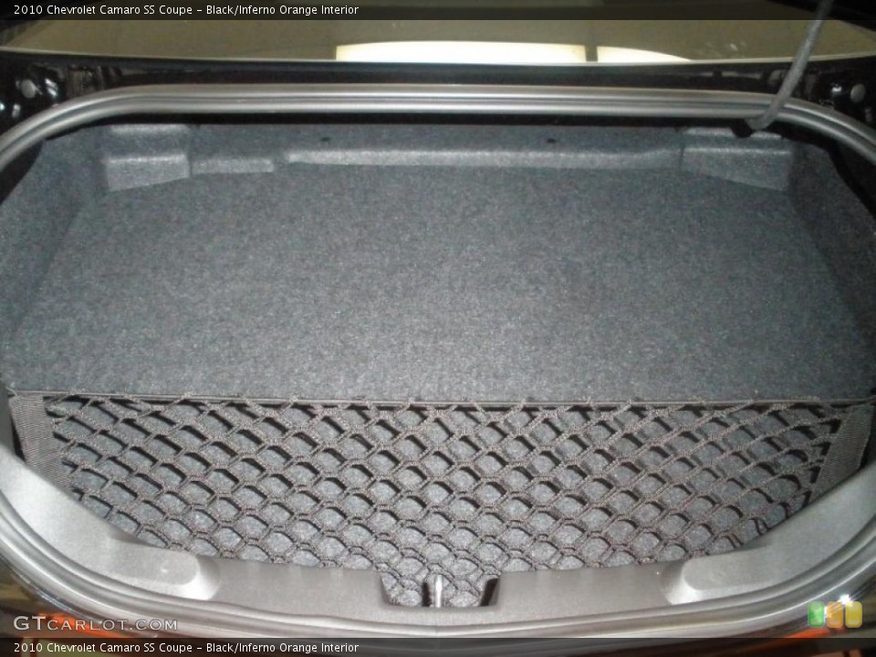 Black/Inferno Orange Interior Trunk for the 2010 Chevrolet Camaro SS Coupe #48212815
