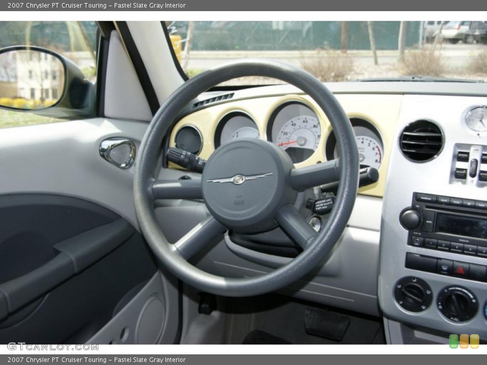 Pastel Slate Gray Interior Steering Wheel for the 2007 Chrysler PT Cruiser Touring #48213088