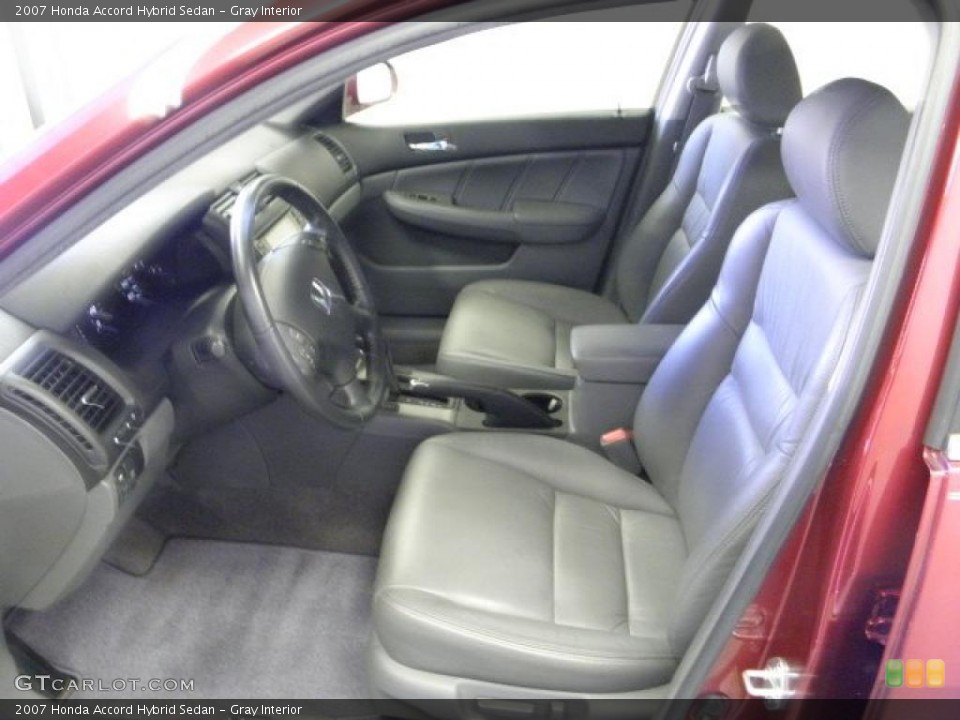 Gray Interior Photo for the 2007 Honda Accord Hybrid Sedan #48213157