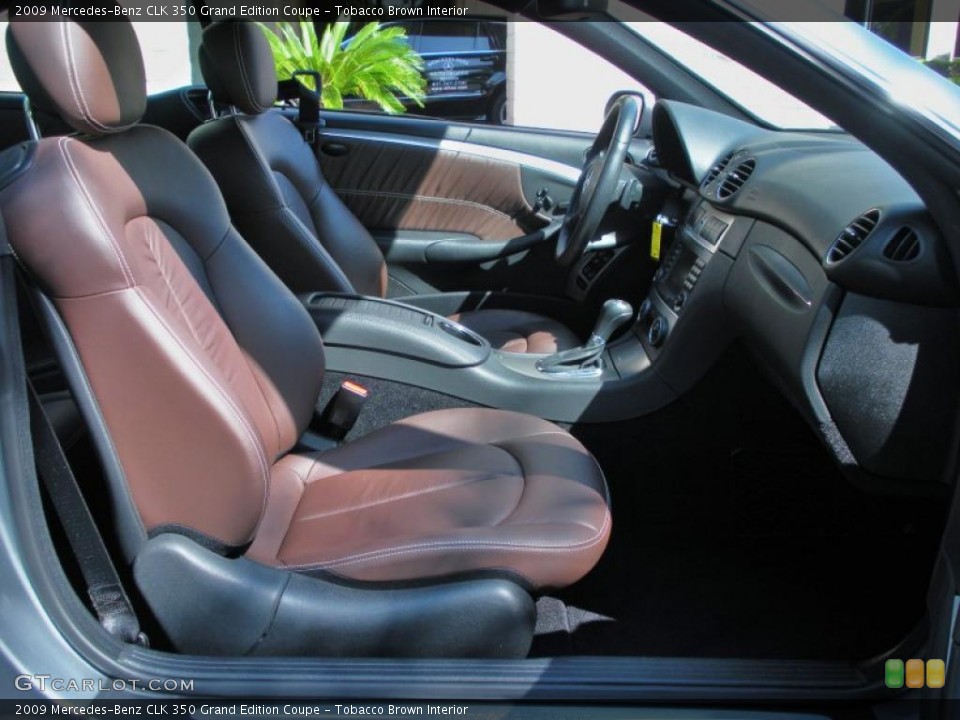 Tobacco Brown Interior Photo for the 2009 Mercedes-Benz CLK 350 Grand Edition Coupe #48215635
