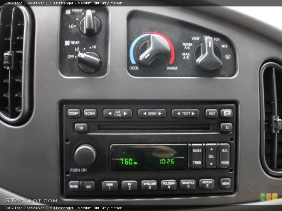 Medium Flint Grey Interior Controls for the 2007 Ford E Series Van E150 Passenger #48216202